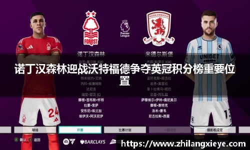 诺丁汉森林迎战沃特福德争夺英冠积分榜重要位置